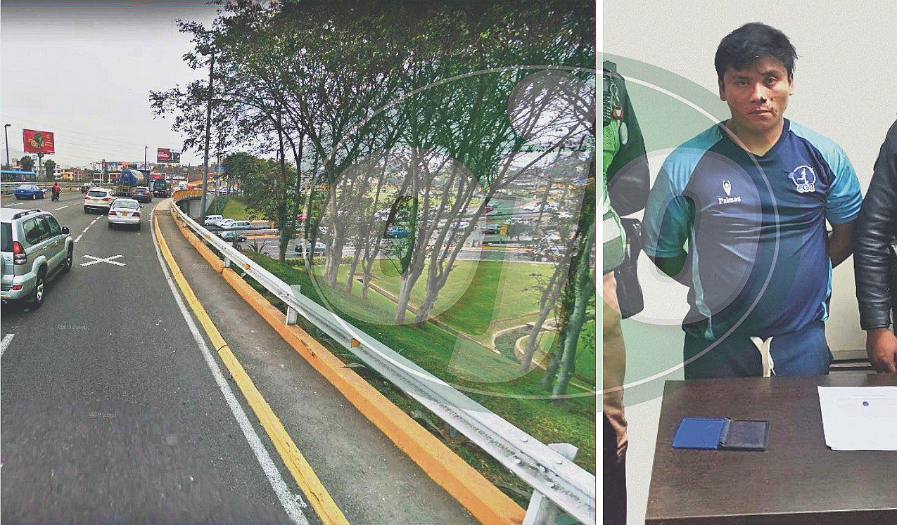 Estudiante caminaba por puente del Trébol Javier Prado y termina abusada por sujeto │FOTOS