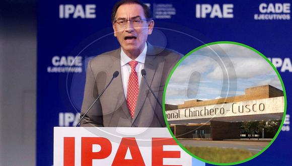 Presidente Martín Vizcarra afirma que la construcción del aeropuerto de Chincheros inicia en dos semanas