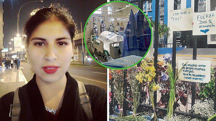 Médico asegura que Eyvi Liset Ágreda está estable, ya no tiene fiebre y su salud evoluciona