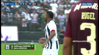 Jefferson Farfán regresó al fútbol: el ingreso del delantero en el Alianza Lima vs. Universitario | VIDEO