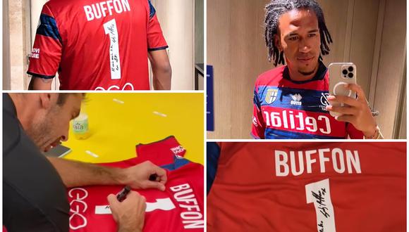 Pedro Gallese recibió camiseta de Gianluigi Buffon, autografiada por el propio portero. (Foto: IG Pedro Gallese)