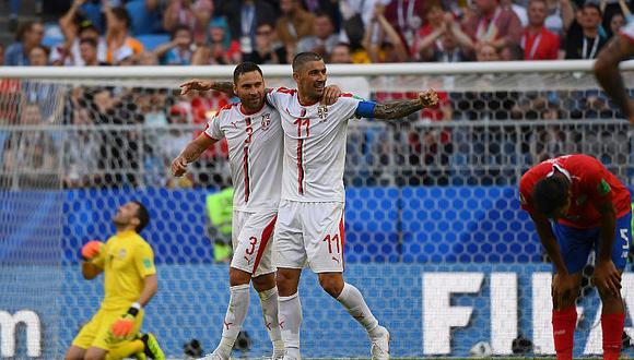 Rusia 2018: Serbia se lleva los 3 puntos frente a Costa Rica con golazo de su capitán Kolarov (VÍDEO)