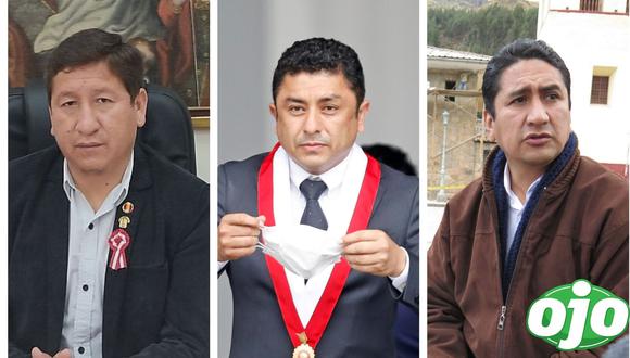 Vladimir Cerrón, Guido Bellido y Guillermo Bermejo afrontarán una nueva investigación por el presunto delito de terrorismo. (Foto: GEC)