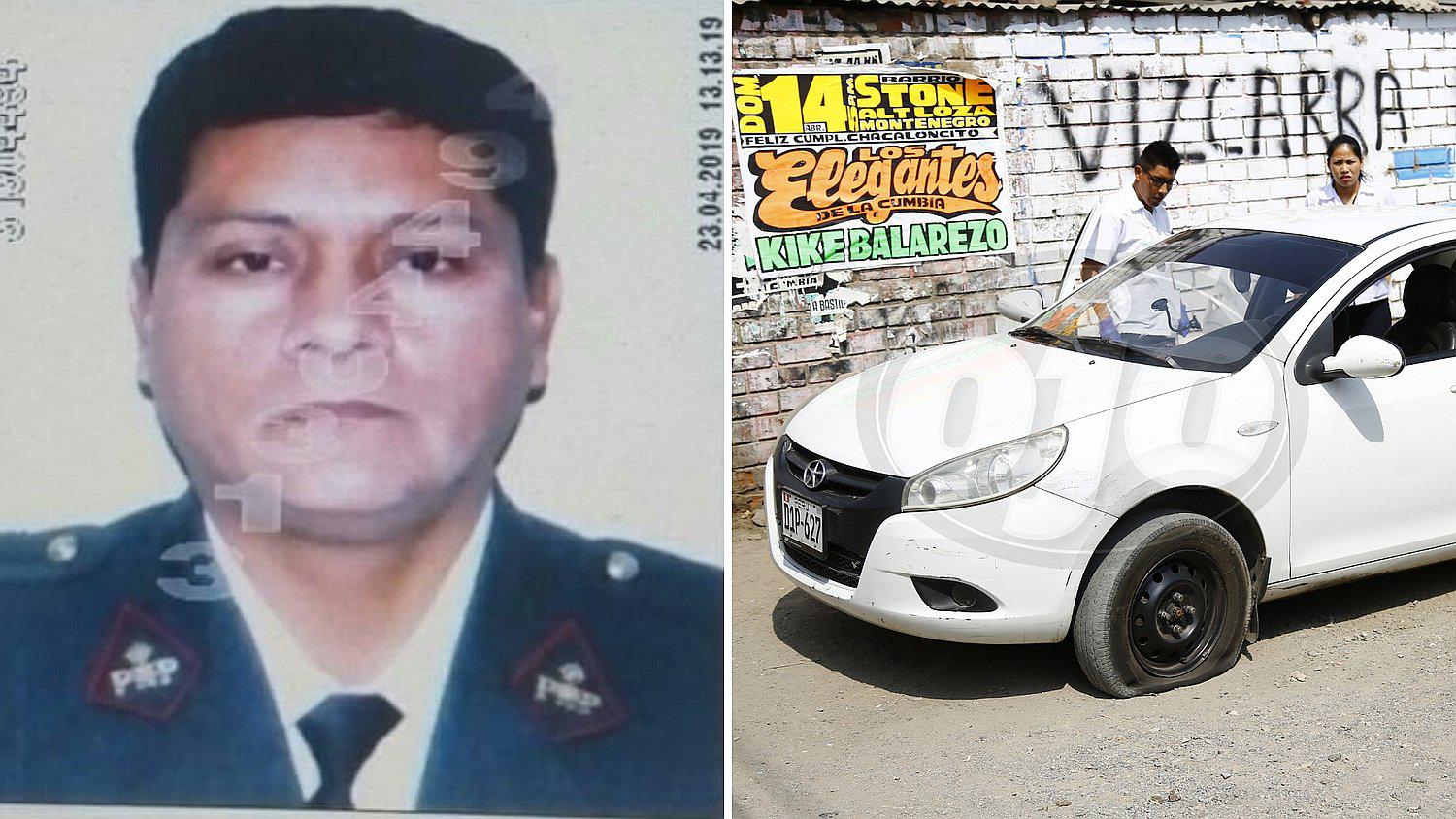 'Marcas' matan a balazos a policía para arrebatarle S/70 mil de empresario que custodiaba