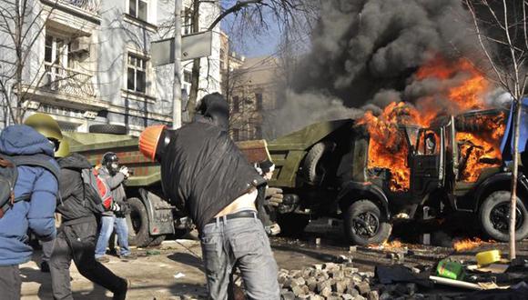 Ucrania: Asciende a nueve los fallecidos por protestas en Kiev 