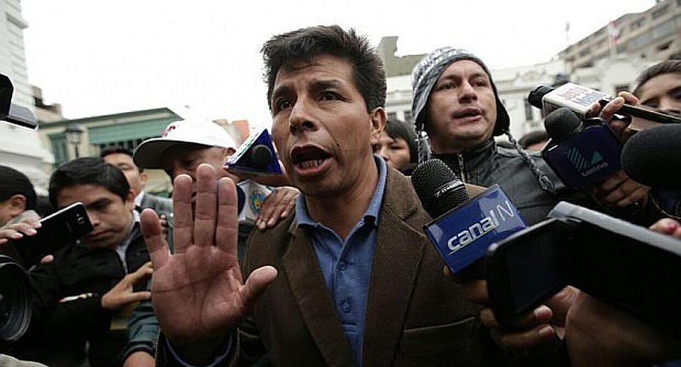 Pedro Castillo, candidato presidencial de Perú Libre, dio ...