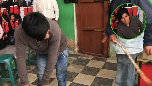 Sujeto que debe pensión de alimentos y escapó de casa con una menor es castigado por ronderos (VIDEO)