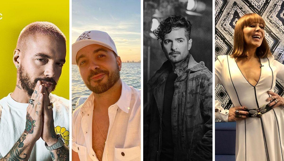 Diferentes músicos como J Balvin, Alejandra Guzmán, Juanes, Luis Fonsi y más se unirán para entretener a sus seguidores en redes sociales. (@jbalvin/ @laguzmanmx/ @luisfonsi / @tommytorres)