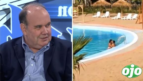 López Aliaga habla sobre la pareja de la playa piscina | Imagen compuesta 'Ojo'