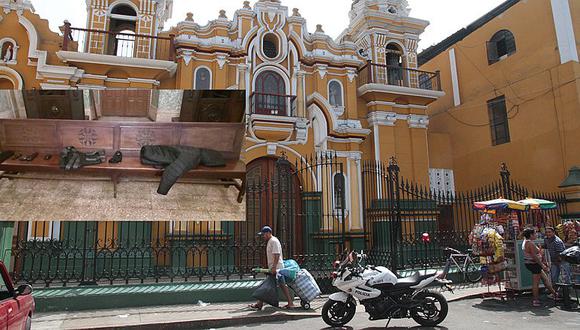  Barrios Altos: 'Diablos' dejan pistola y chaleco antibalas en iglesia [FOTOS]  