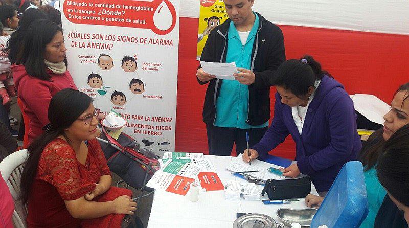 Ministra de Salud presenta campaña contra la anemia en 13 distritos de Lima