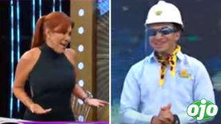 Magaly Medina ‘chotea’ al ingeniero bailarín y no hace coreografía del tema “No sé” de Exposición de Iquitos | VIDEO