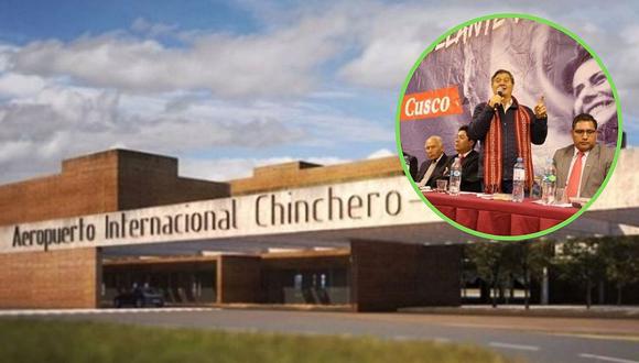 Diez Canseco Terry exige seguir con construcción del aeropuerto de Chinchero