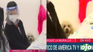 Acudió a votar, pero terminó con su perro ‘Nacho’ como miembro de mesa 