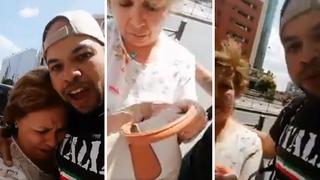 Corretea a ladrón y logra recuperar cartera de abuelita (VIDEO)