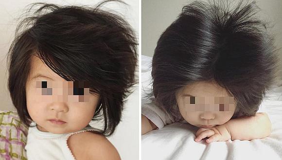 Bebé de 1 año protagoniza comercial de shampoo y se vuelve viral por su espectacular cabello