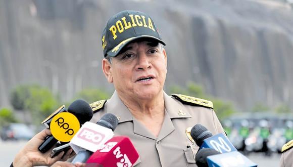 Jorge Angulo, general PNP, relevado como Comandante General de la Policía.