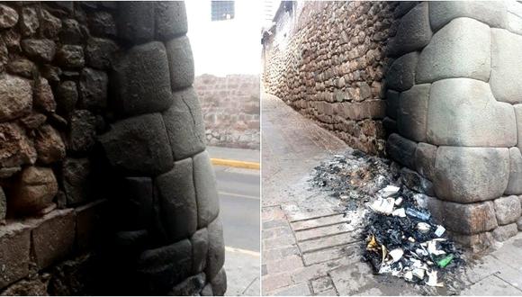 La Policía inició las investigaciones para identificar a los responsables de este atentado contra el patrimonio cultural en Cusco