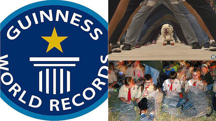 Récord Guinness: Conoce las 10 proezas más extrañas del año pasado