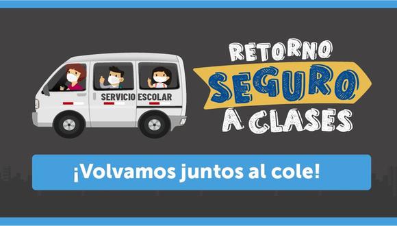 ATU lanza campaña “Retorno seguro a clases” para orientar de manera gratuita a conductores y padres de familia en temas de movilidad escolar.