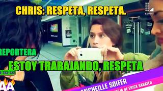 ​Chris Soifer peleó con reportera frente a Michelle Soifer