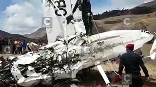 Cajamarca: Tres muertos deja caída de avioneta en la localidad de Llapa