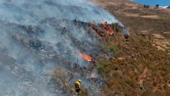 ¡Preocupante! 15 incendios forestales en un día y más de 240 en lo que va del año en Áncash