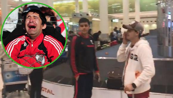 Hinchas del River Plate llegan al aeropuerto de Arabia Saudita para enterarse que su equipo fue eliminado