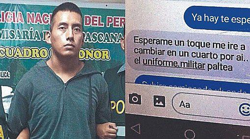 Soldado del ejército viola a menor y graba todo en vídeo para amenazarla  