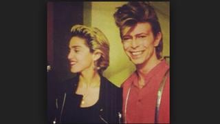 Madonna devastada por la muerte de David Bowie