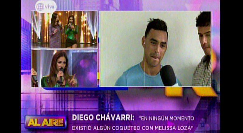 Diego Chávarri: Nunca existió algún coqueteo con Melissa Loza   