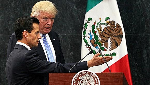 Donald Trump en México y con Peña Nieto: EE.UU. tiene el derecho de construir un muro