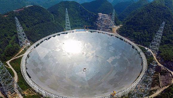 China avanza en investigación espacial con el mayor radiotelescopio del mundo 