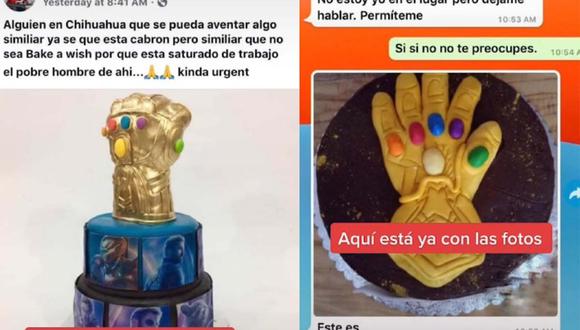 A la izquierda el pastel que pidió el tiktoker, a la derecha el que le enviaron.| Foto: @chilomilo1/TikTok