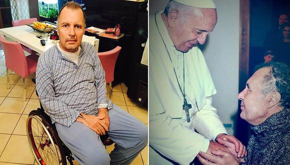 Sujeto fingía ser un discapacitado y hasta engañó al papa Francisco para obtener ayuda (VIDEO)