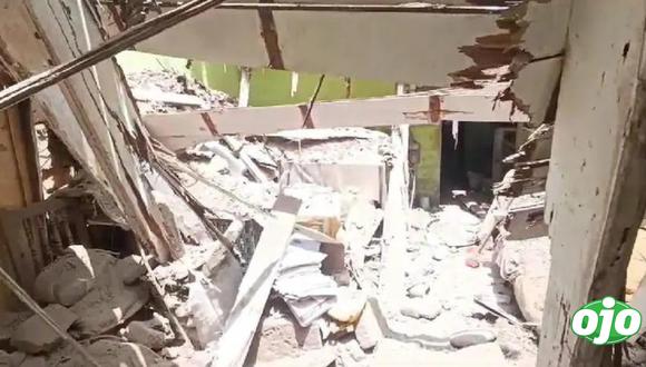 Anciana resultó herida tras derrumbe del techo de su vivienda en La Victoria