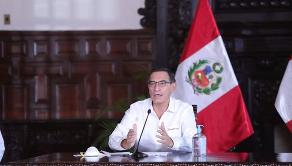 Presidente Martín Vizcarra no ofrecerá pronunciamiento en el día 33 del estado de emergencia para frenar avance de coronavirus. (Foto: Presidencia)