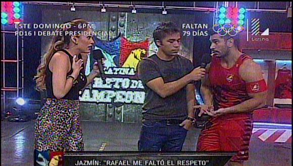 Reto de Campeones: Jazmín Pinedo desata la furia de Rafael Cardozo y sucede esto [VIDEO]