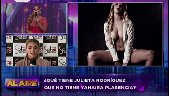 Julieta Rodríguez no le tiene miedo y no se disculpará con Yahaira Plasencia   