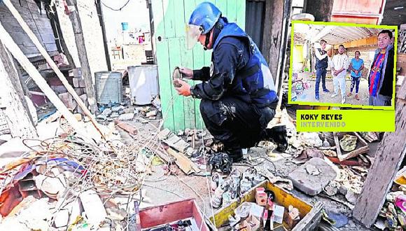 Callao: encuentran ocho granadas lácrimógenas durante desalojo de vivienda