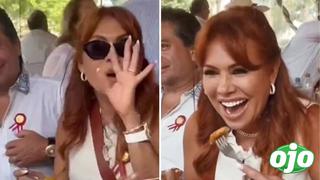 Magaly Medina rompe la dieta y su esposo la defiende ante las burlas