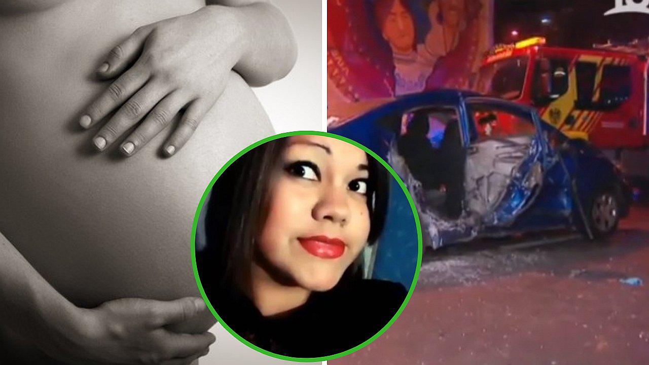Mujer a punto de dar a luz fallece en accidente de tránsito camino al hospital 