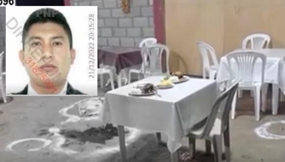 Sicarios matan a Policía cundo cenaba en un restaurante. Foto: América Noticias