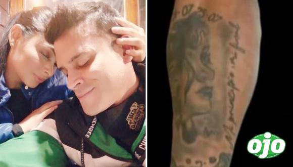 Christian Domínguez justifica así tatuaje de Pamela Franco. Fotos: Instagram (@chrisdominguezof)