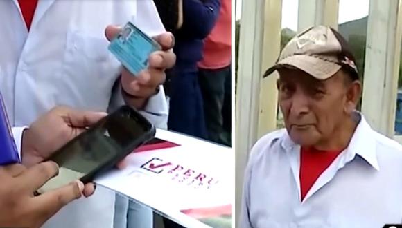 Abuelo de 79 años fue el primero en la fila para votar en la UNI | LATINA