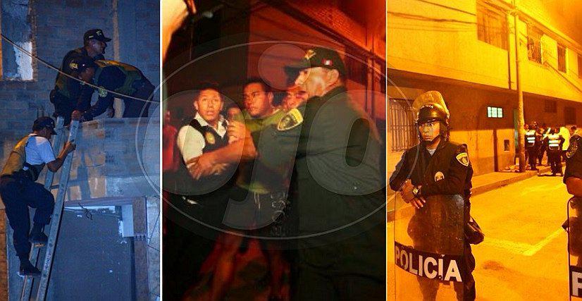 Policía presuntamente ebrio disparó e hirió a sus vecinos en SJL (FOTOS)