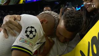 Richarlison lloró al ver a su padre, tras anotar dos goles en la Champions League | VIDEO