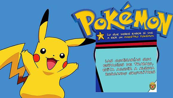 Pokémon Go en Perú: La Policía y sus divertidos consejos para ser un maestro   