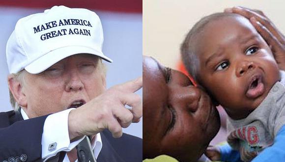Pareja keniana fan del nuevo presidente de EEUU llama "Trump" a su hijo 