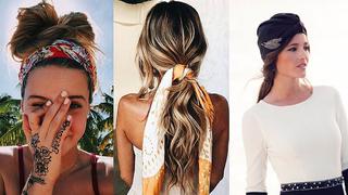 6 formas de realzar tu peinado con una pañoleta